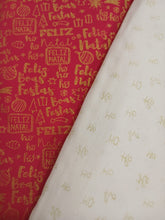 Cargar imagen en el visor de la galería, HoHoHo dorado navideño