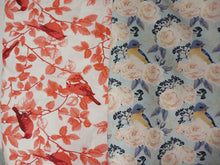 Cargar imagen en el visor de la galería, Floreada con pajarito naranja