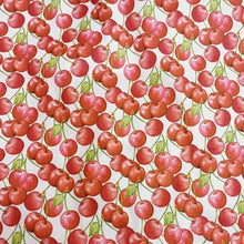 Cargar imagen en el visor de la galería, Cerezas con hojitas cuadrille durazno
