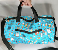 Cargar imagen en el visor de la galería, Bolso de tela de viaje redondo