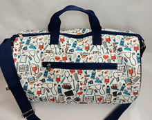 Cargar imagen en el visor de la galería, Bolso de tela de viaje redondo