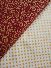 Cargar imagen en el visor de la galería, Motas doradas sobre fondo blanco