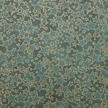 Cargar imagen en el visor de la galería, Estrella verde con dorado navideño