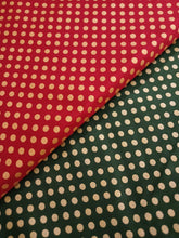 Cargar imagen en el visor de la galería, Motas doradas fondo verde