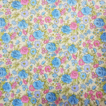 Cargar imagen en el visor de la galería, Floreada rositas celestes con rosa