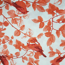 Cargar imagen en el visor de la galería, Floreada con pajarito naranja