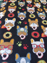 Cargar imagen en el visor de la galería, Perros frenchies fondo negro