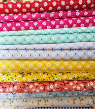 Cargar imagen en el visor de la galería, Floreada margaritas fondo celeste