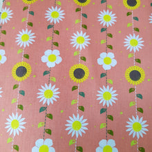 Cargar imagen en el visor de la galería, Girasol y margaritas fondo salmón