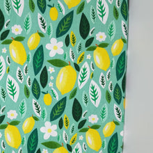 Cargar imagen en el visor de la galería, Limones, frutales fondo turquesa