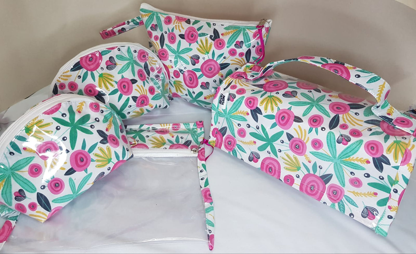 Kit Flores Boho en rosa
