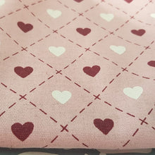 Cargar imagen en el visor de la galería, Corazones, color rosa-Lino