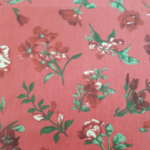 Cargar imagen en el visor de la galería, Floreada rosas rojas fondo rojo chico