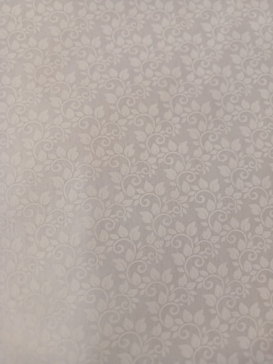 Hojitas blancas sobre blanco