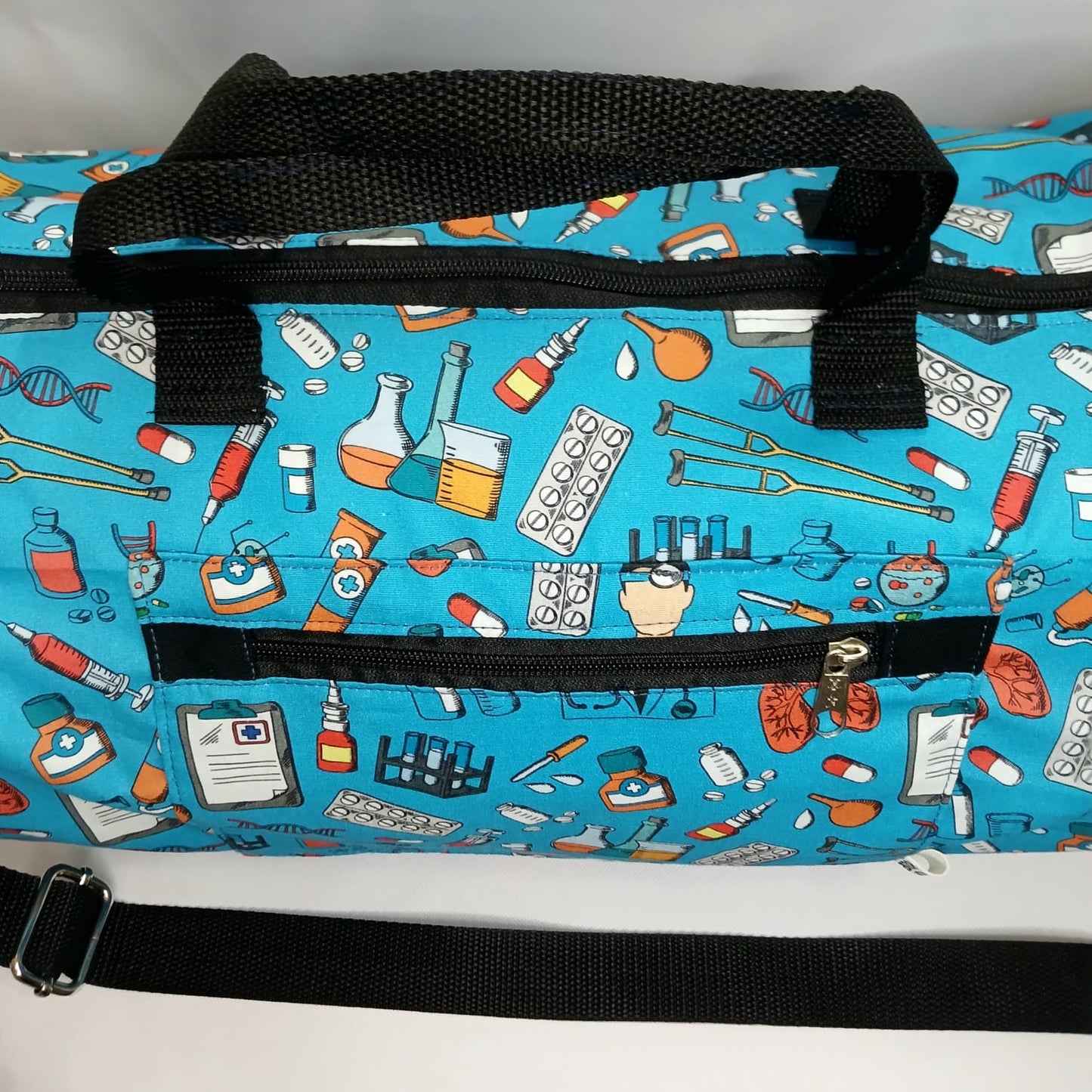 Bolso de tela de viaje redondo