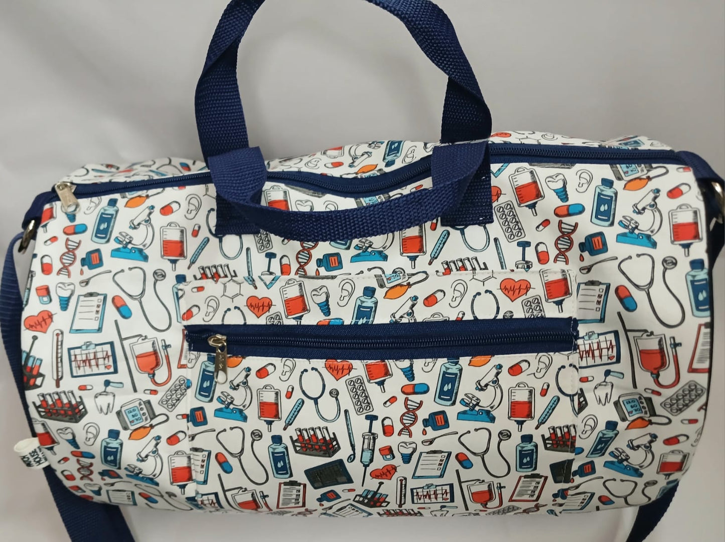 Bolso de tela de viaje redondo