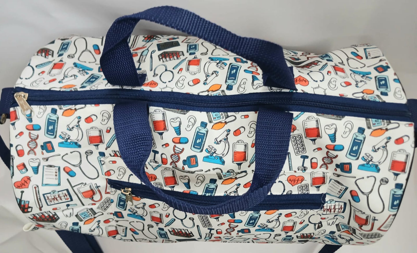Bolso de tela de viaje redondo