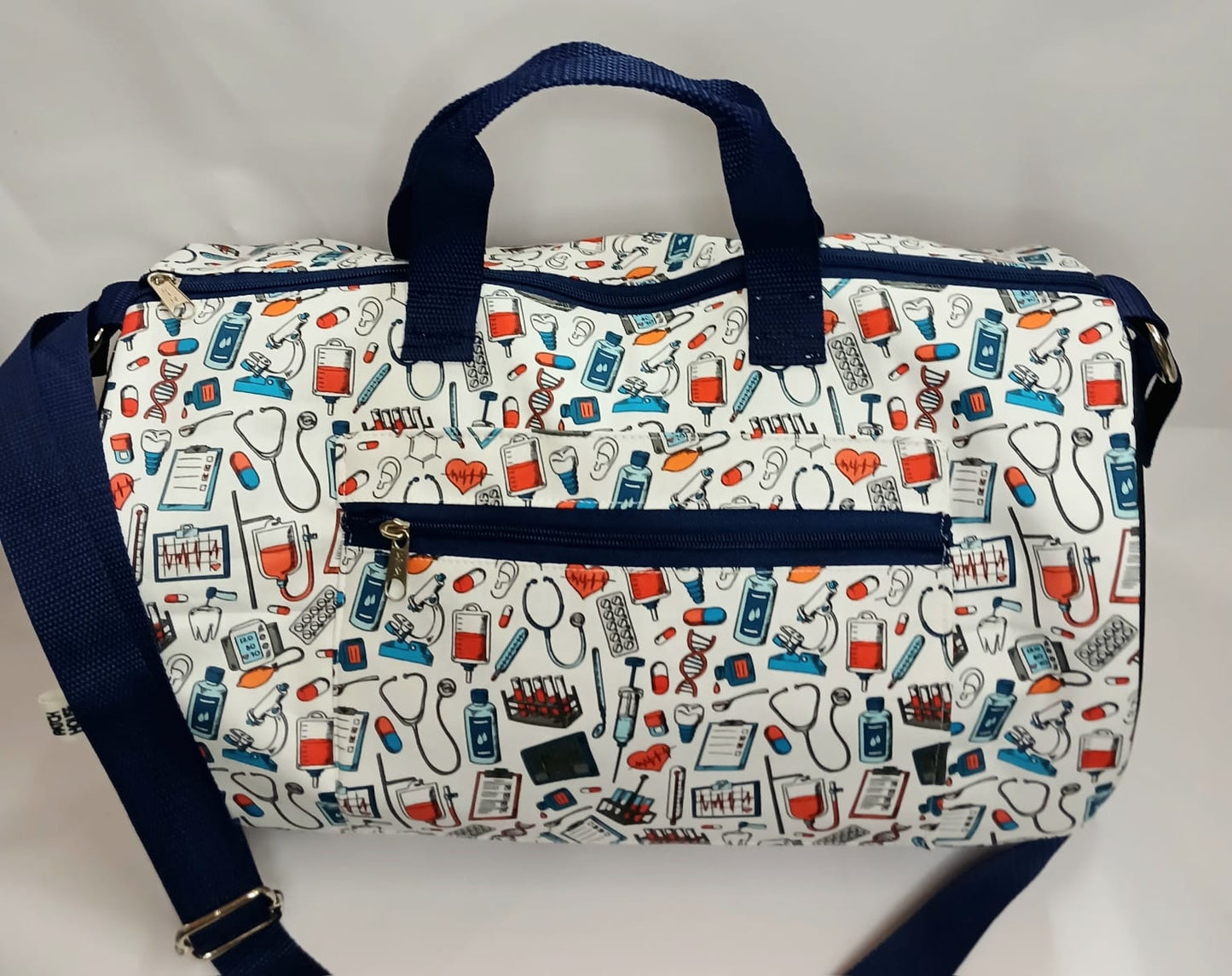 Bolso de tela de viaje redondo