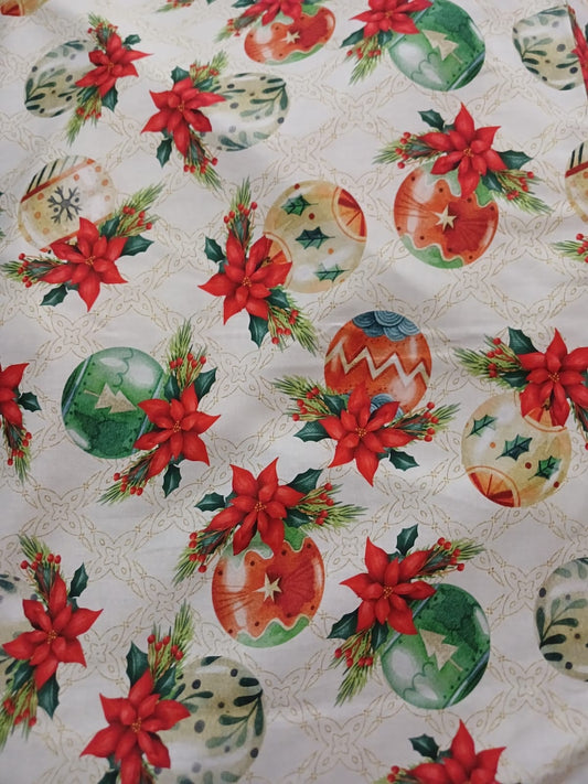 Globos Navideños fondo blanco