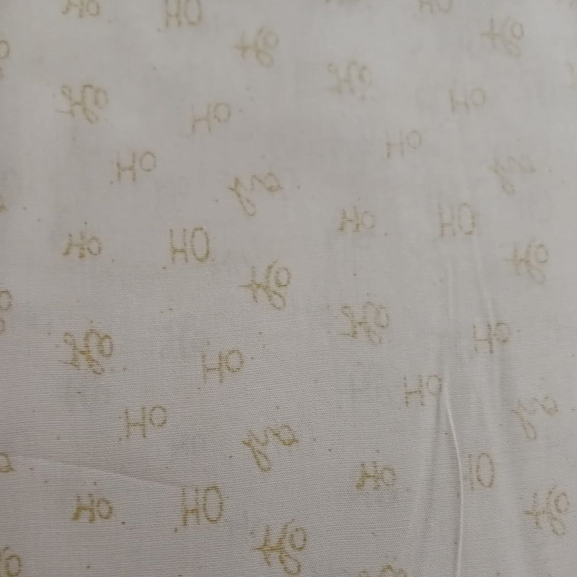 HoHoHo dorado navideño