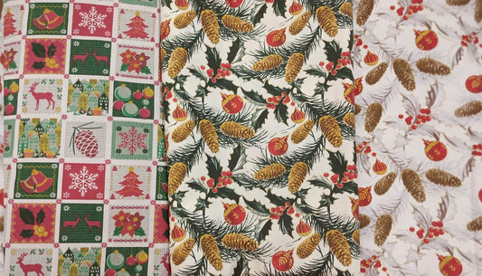 Piñas Navideñas fondo blanco