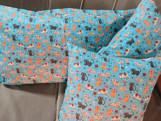 Fundas para almohadas, tela de algodon