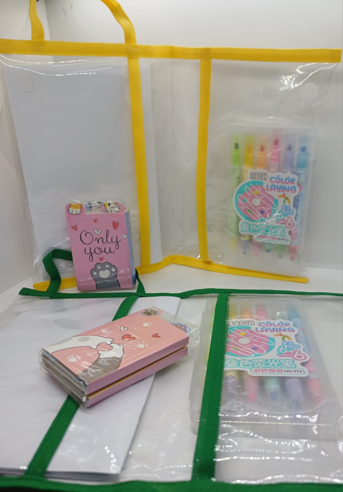 Porta librito transparente personalizado