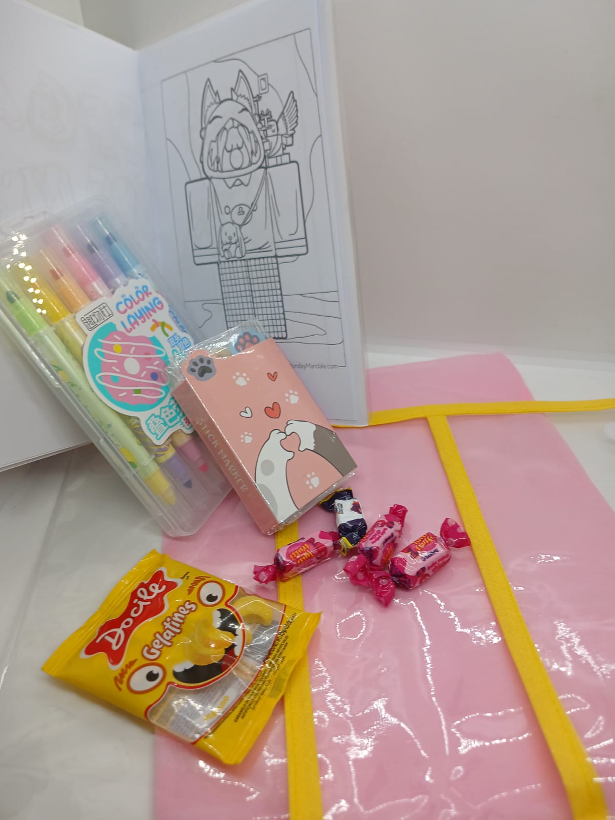 Porta librito transparente personalizado