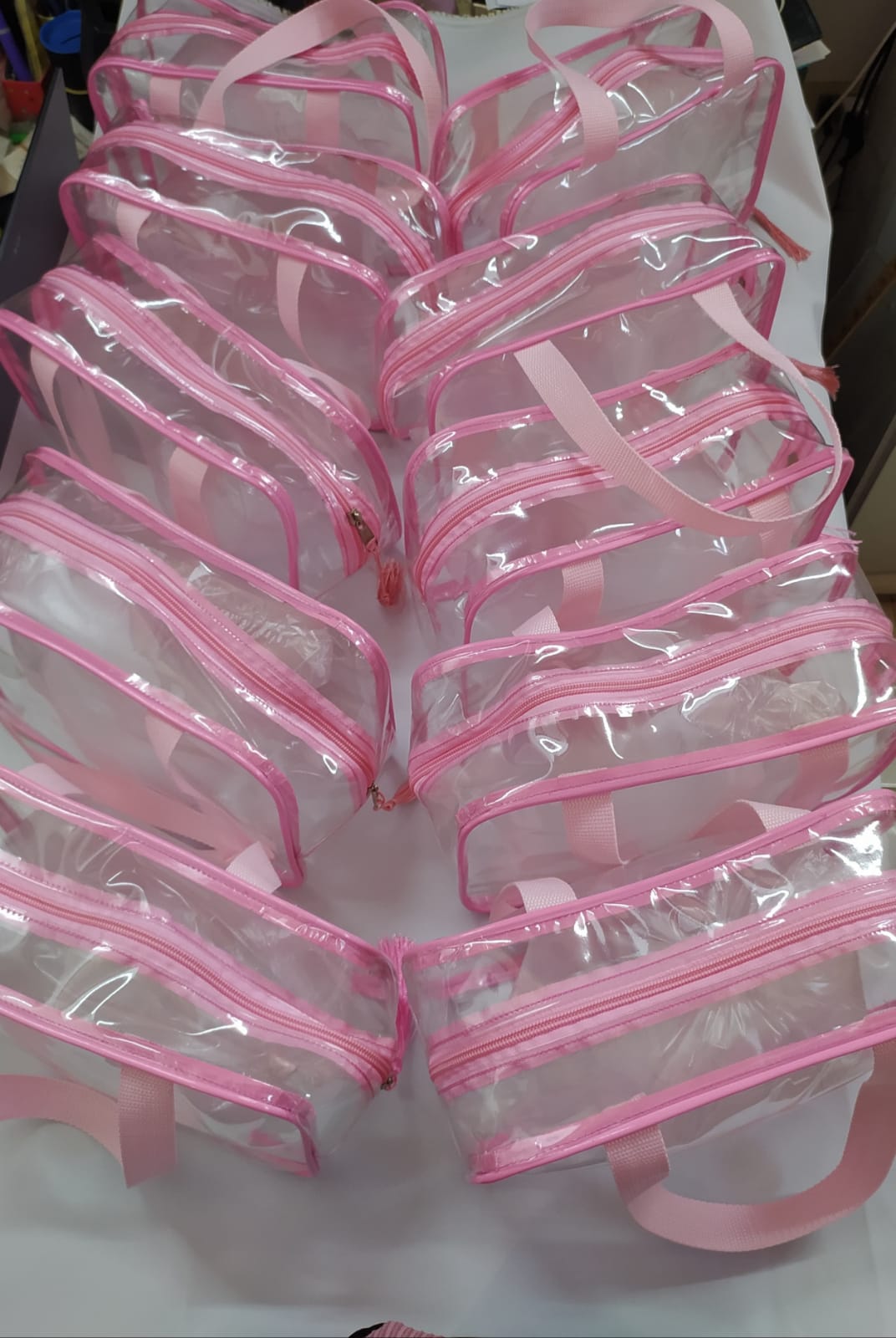 Kit transparente, Maletin y porta documento