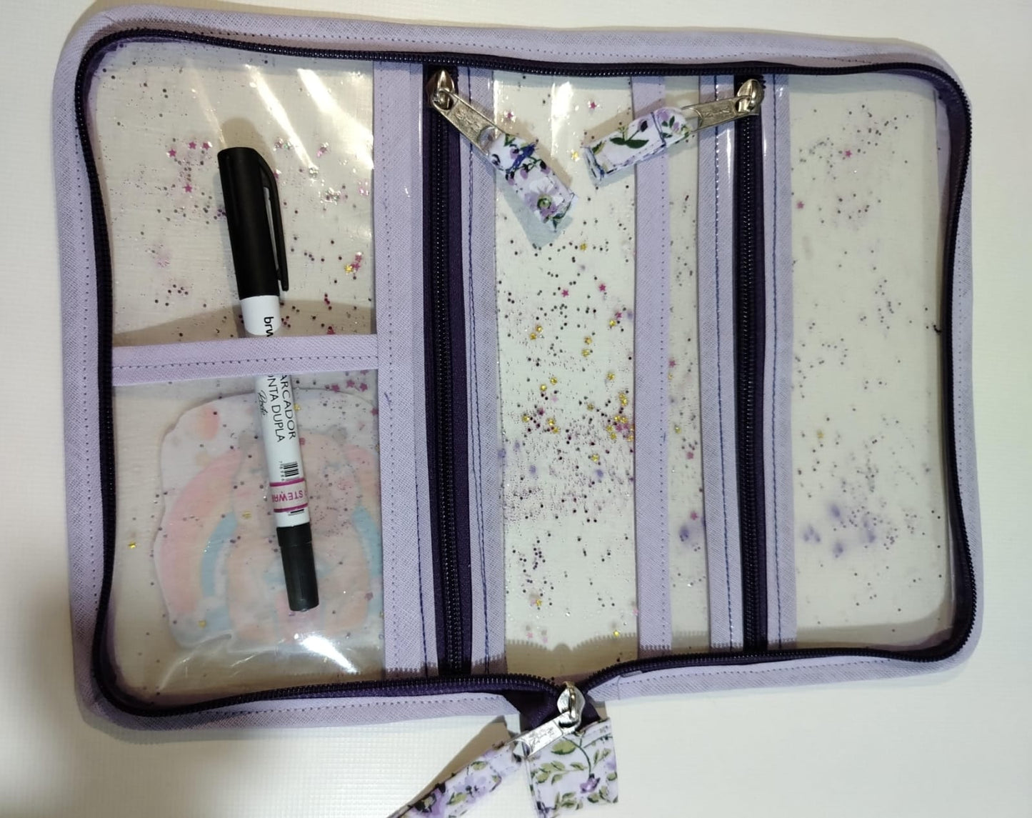 Kit transparente, Maletin y porta documento