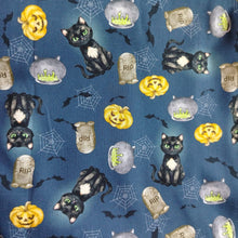 Cargar imagen en el visor de la galería, Halloween gato y calabaza
