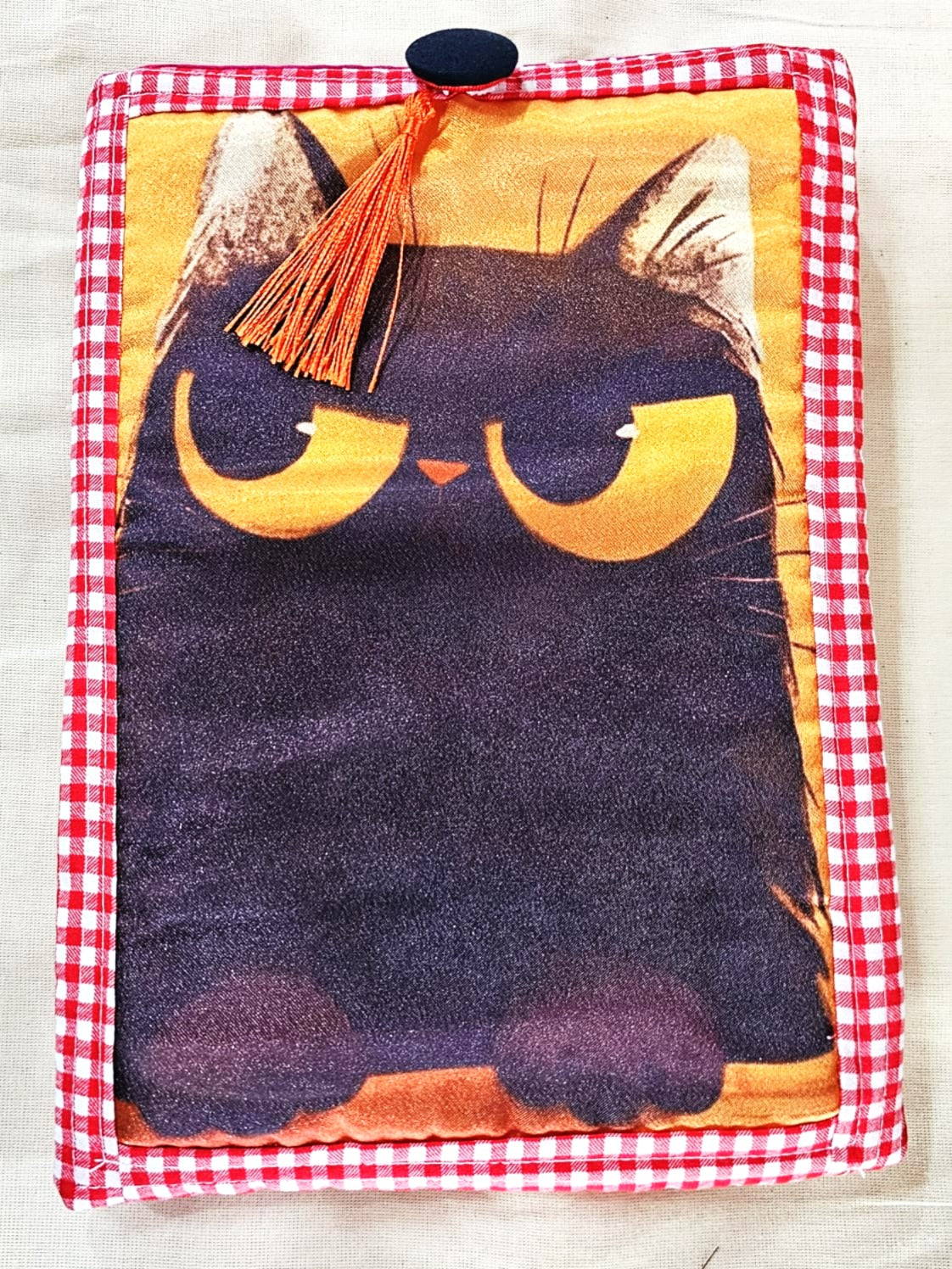 Porta libro o porta agenda de tela