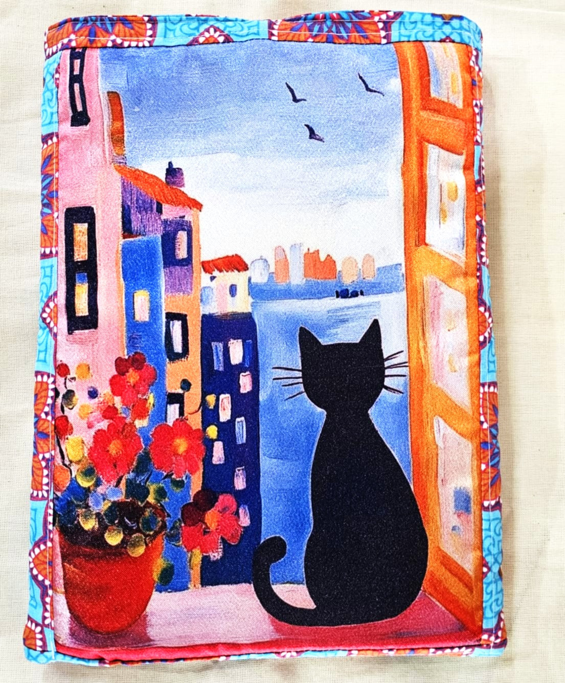 Porta libro o porta agenda de tela