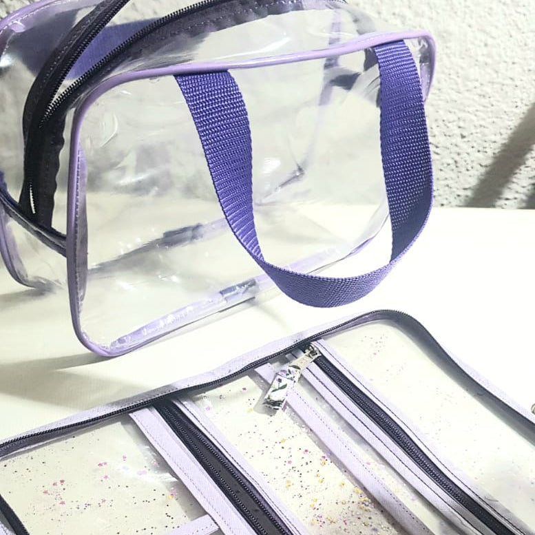 Kit transparente, Maletin y porta documento