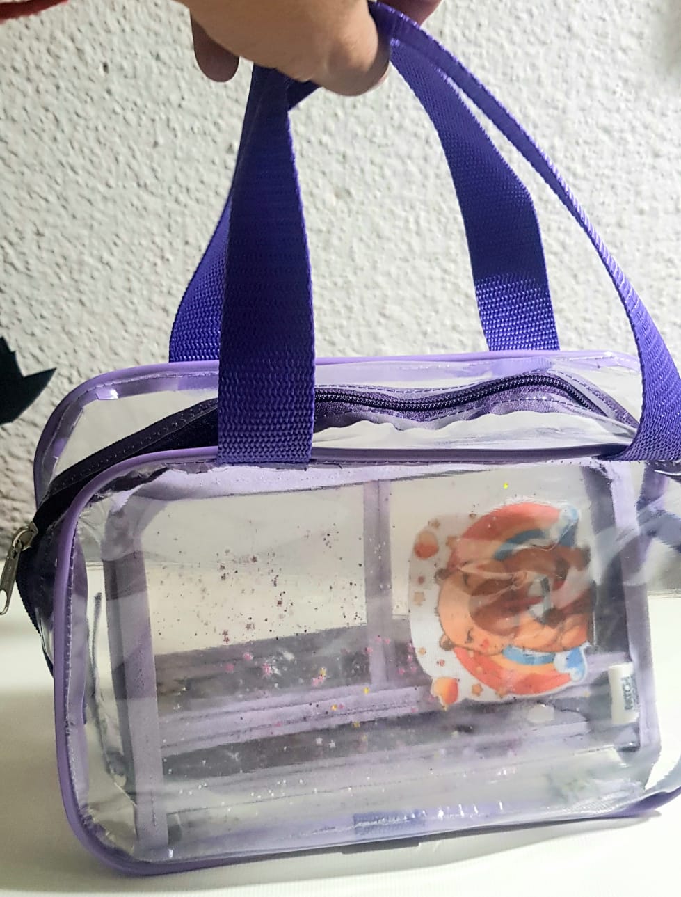 Kit transparente, Maletin y porta documento