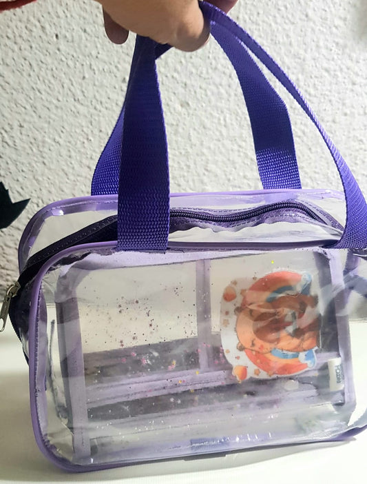 Kit transparente, Maletin y porta documento