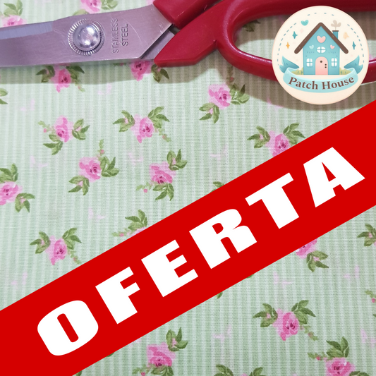Floreada romantica verde