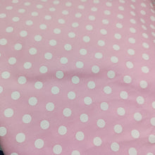 Cargar imagen en el visor de la galería, Motas blanco sobre rosa claro
