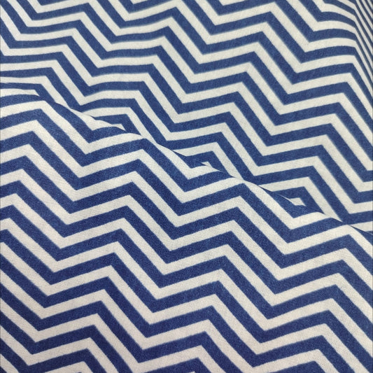 Zig zag azul marino