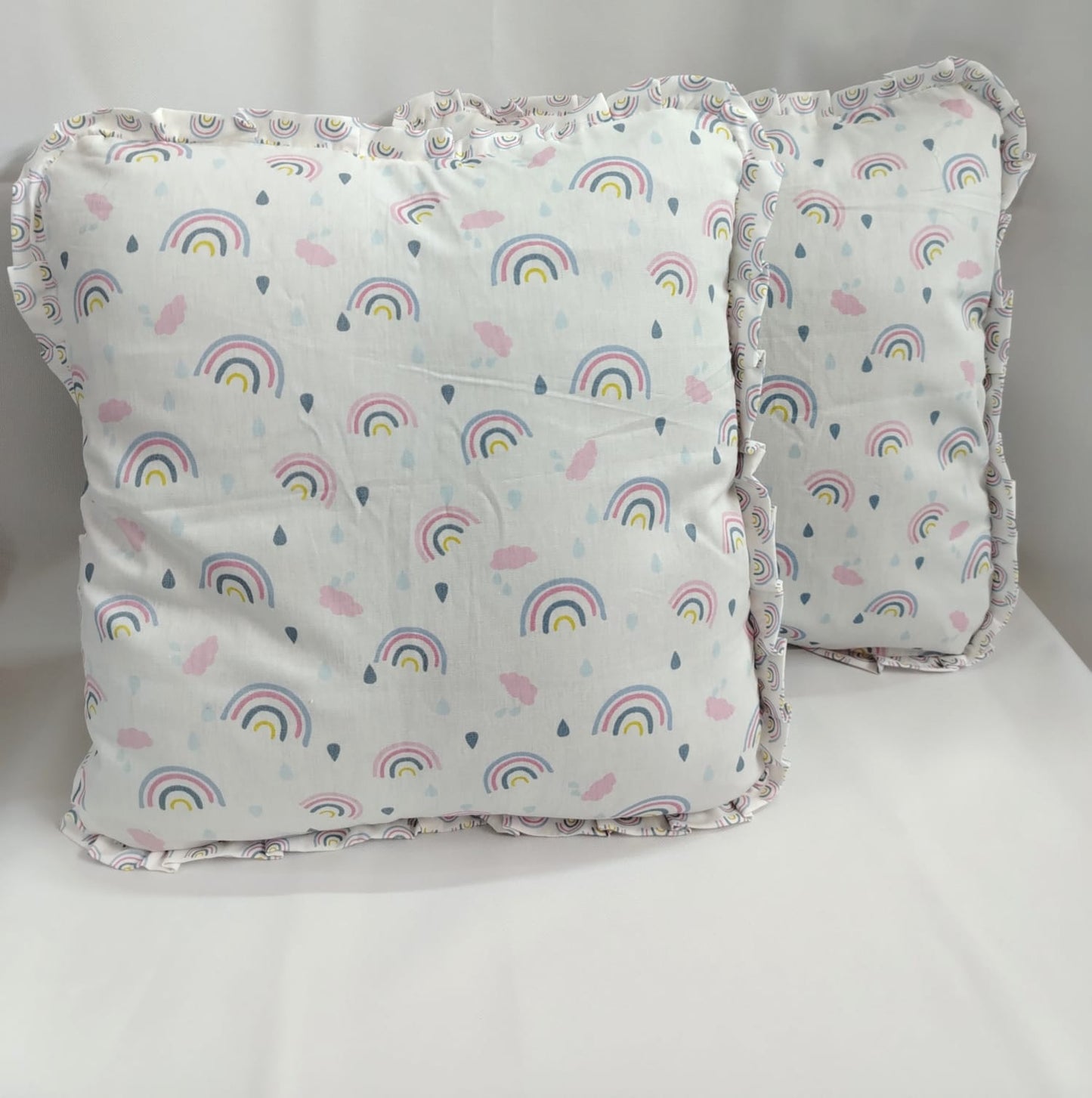 Fundas con volado de 40x40cm