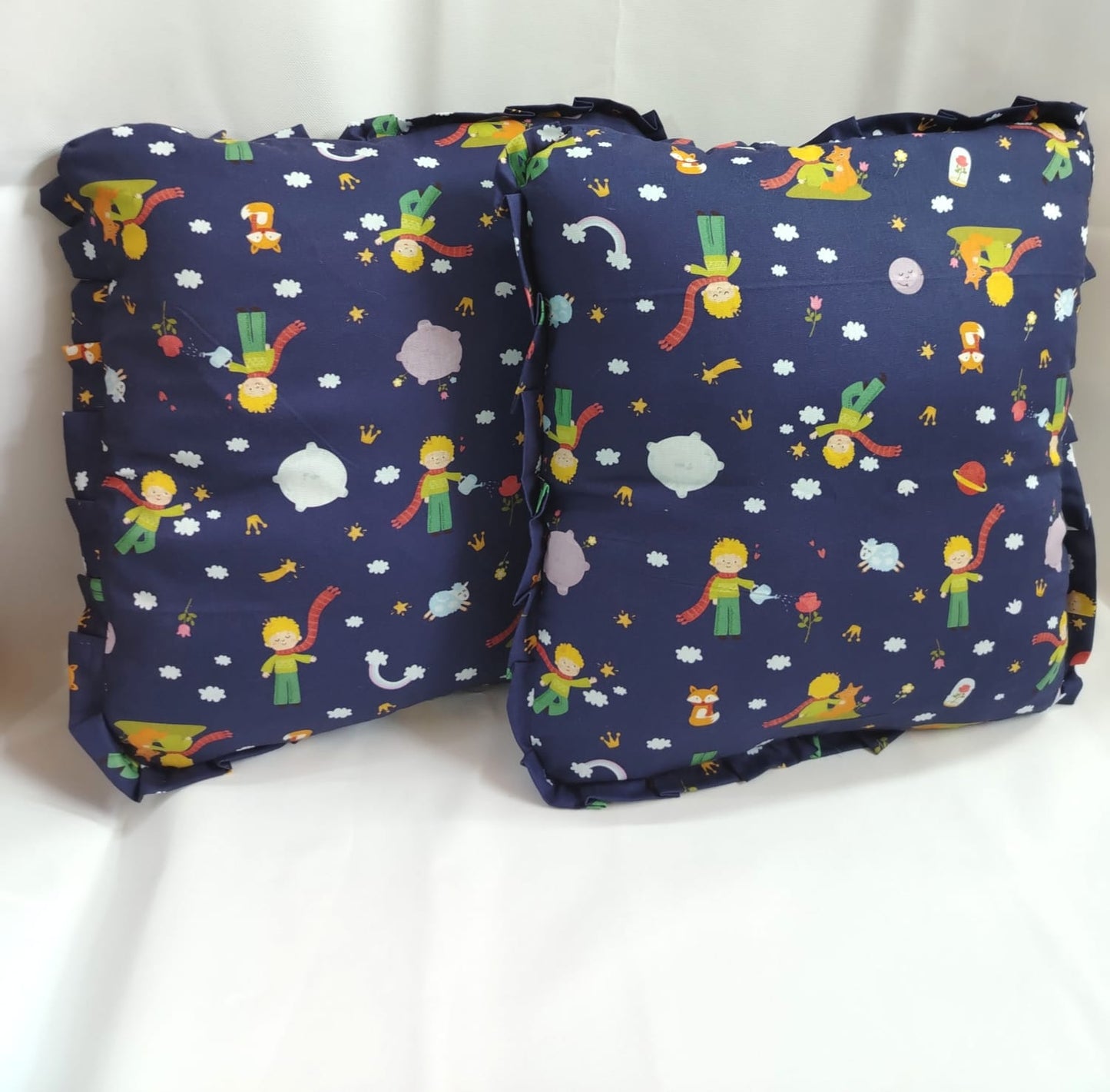 Fundas con volado de 40x40cm