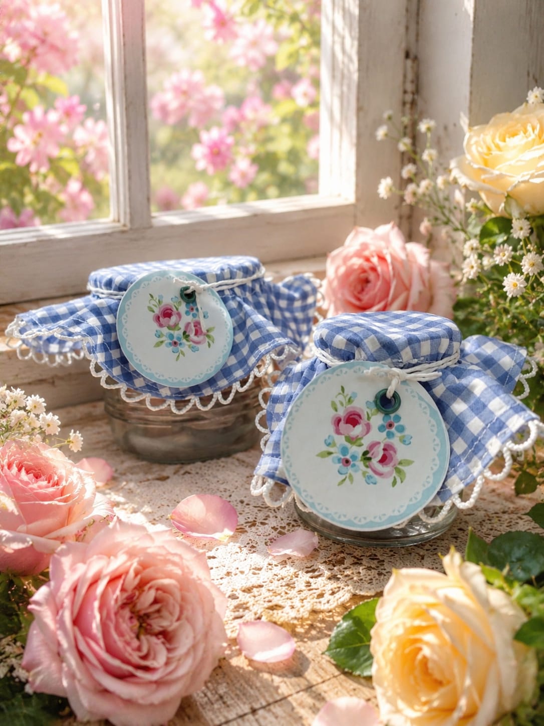 Frascos decorados