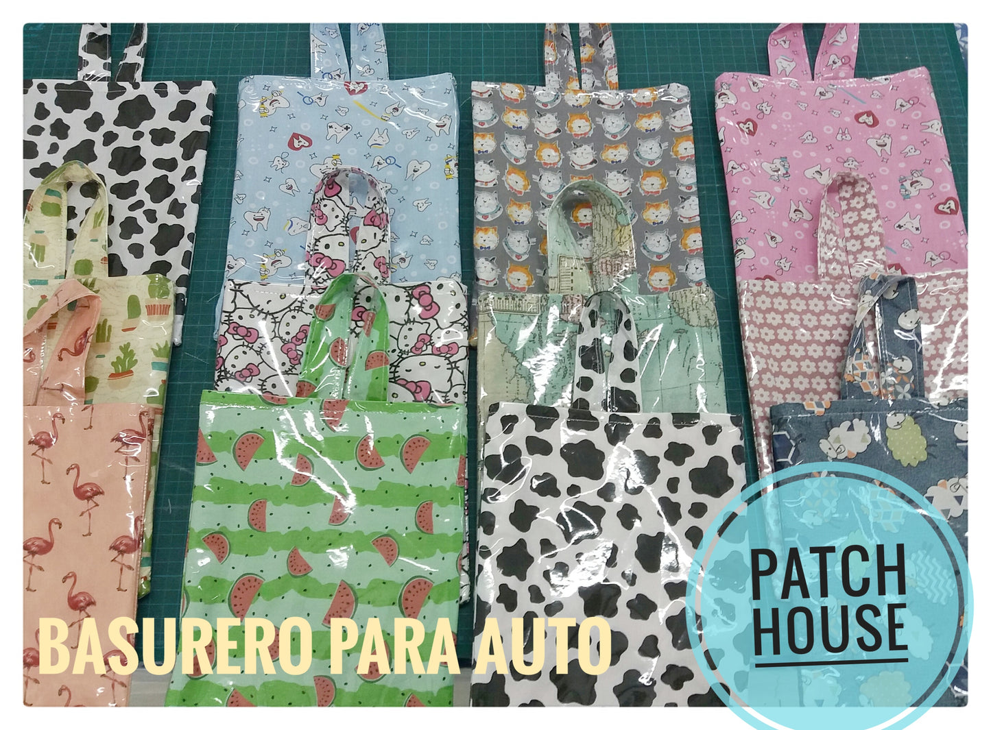 Basurero para auto