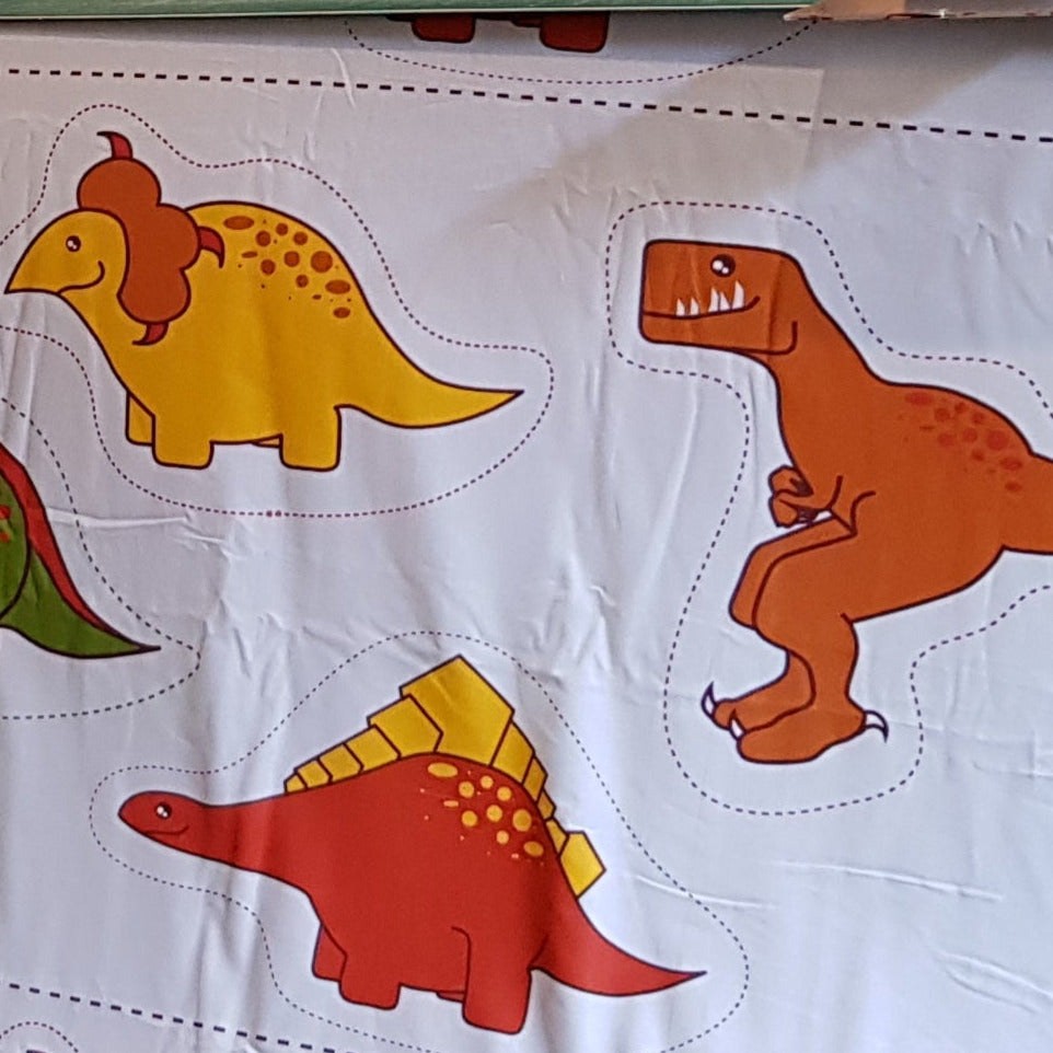 Dinosaurios almohadones (corte minimo 20cm)