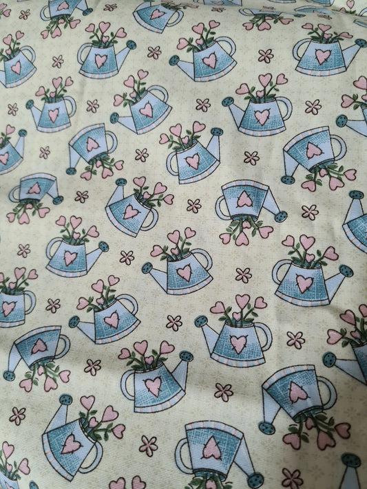 Regadera Love fondo crema vintage