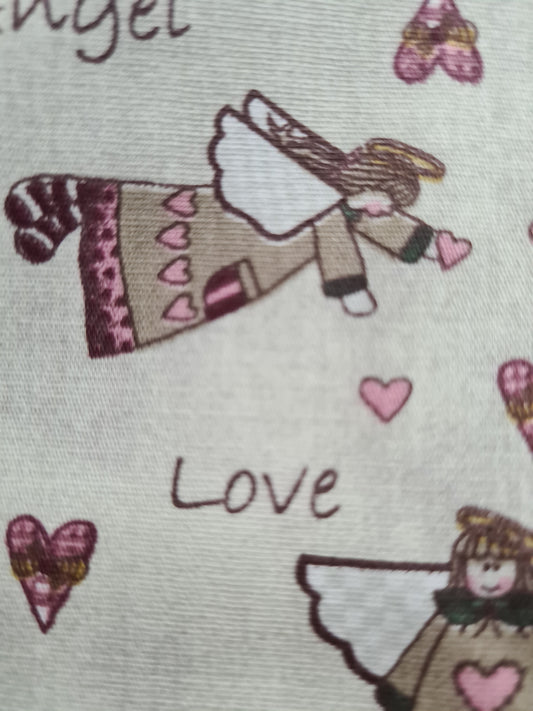 Angel Love fondo crema  vintage