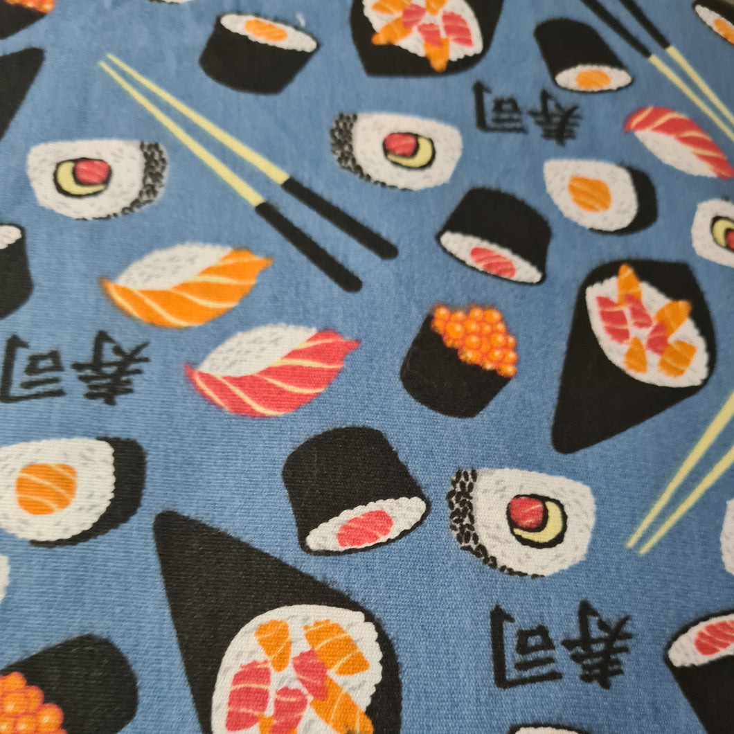 Sushi fondo azul (corte minimo 20cm)