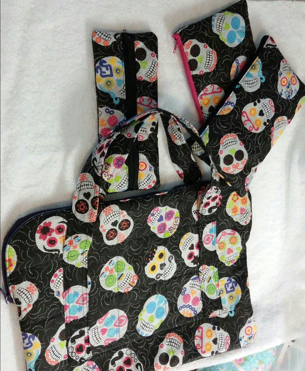 Calavera, colorida  grande