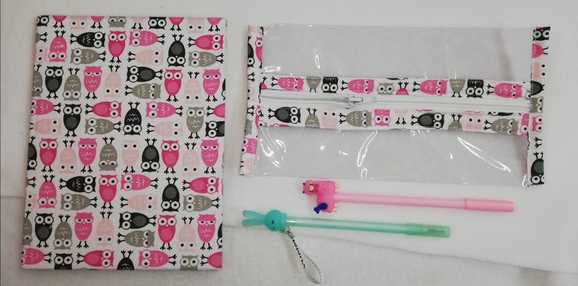 Cuadernos forrados con tela