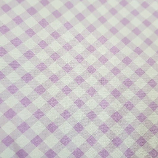 Cuadrille cuadros grandes lila lavanda